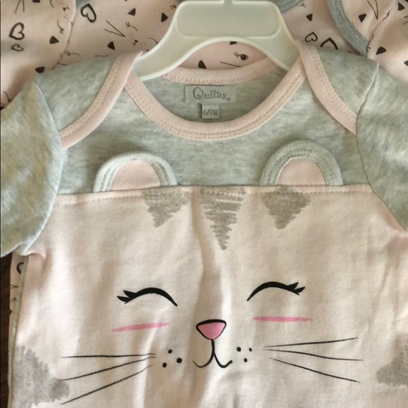 Quiltex Other - 6-9 Month Kitty Cat Layette Ser